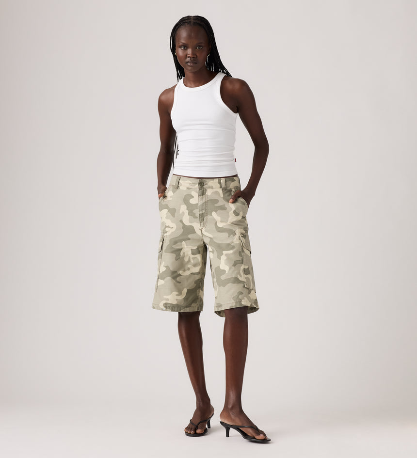 Main 4 - Levi's® Women's Baggy Dad Cargo Shorts - 003xa0000