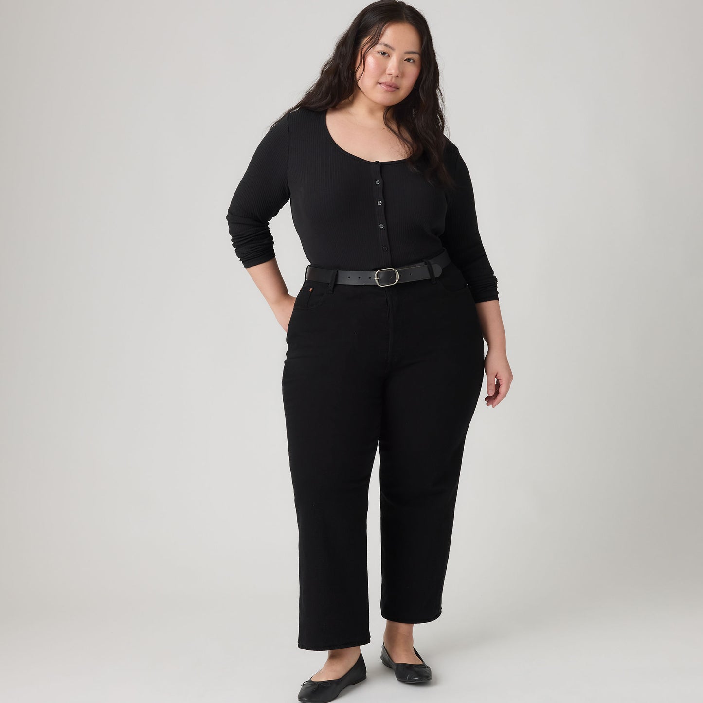 Levi's® Women's Austen Button-Up Long-Sleeve Top (Plus Size)