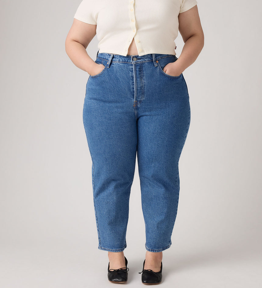 Main 5 - Levi’s® Women's Ribcage Straight Ankle Jeans (Plus Size) - 388430016
