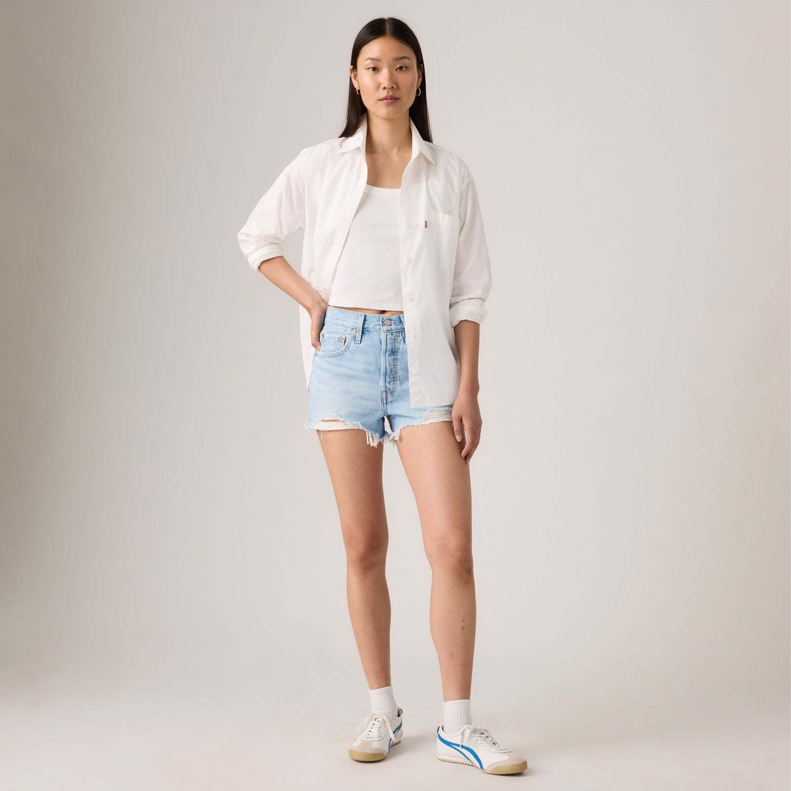 Main 1 - Levi's® Women's 501® Original High-Rise Jean Shorts - 563270086