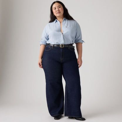 Thumbnail 4 - Levi's® Women's Ribcage Wide-Leg Jeans (Plus Size) - A62280002