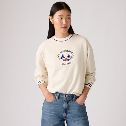 Levi's® Women's Graphic Heritage Sport Crewneck Sweatshirt