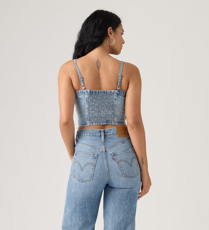 Main 4 - Levi's® Women's Jadine Denim Cami Tank - 001SD0003