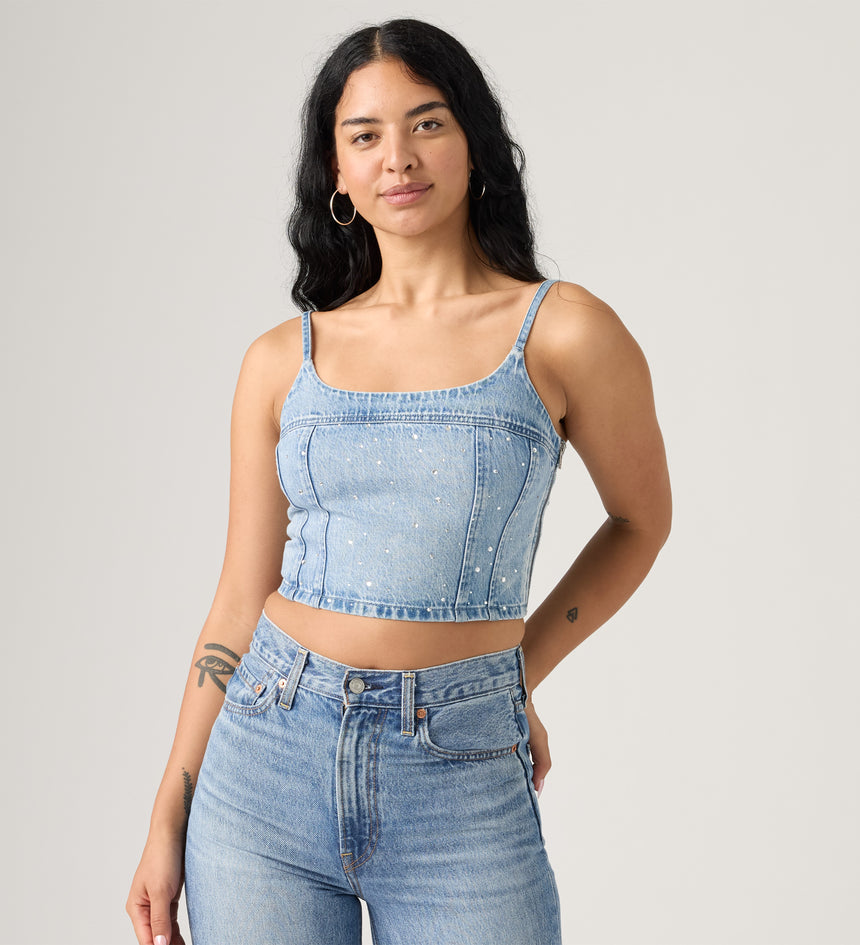Main 1 - Levi's® Women's Jadine Denim Cami Tank - 001SD0003