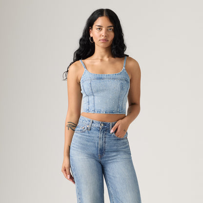 Thumbnail 3 - Levi's® Women's Jadine Denim Cami Tank - 001SD0003