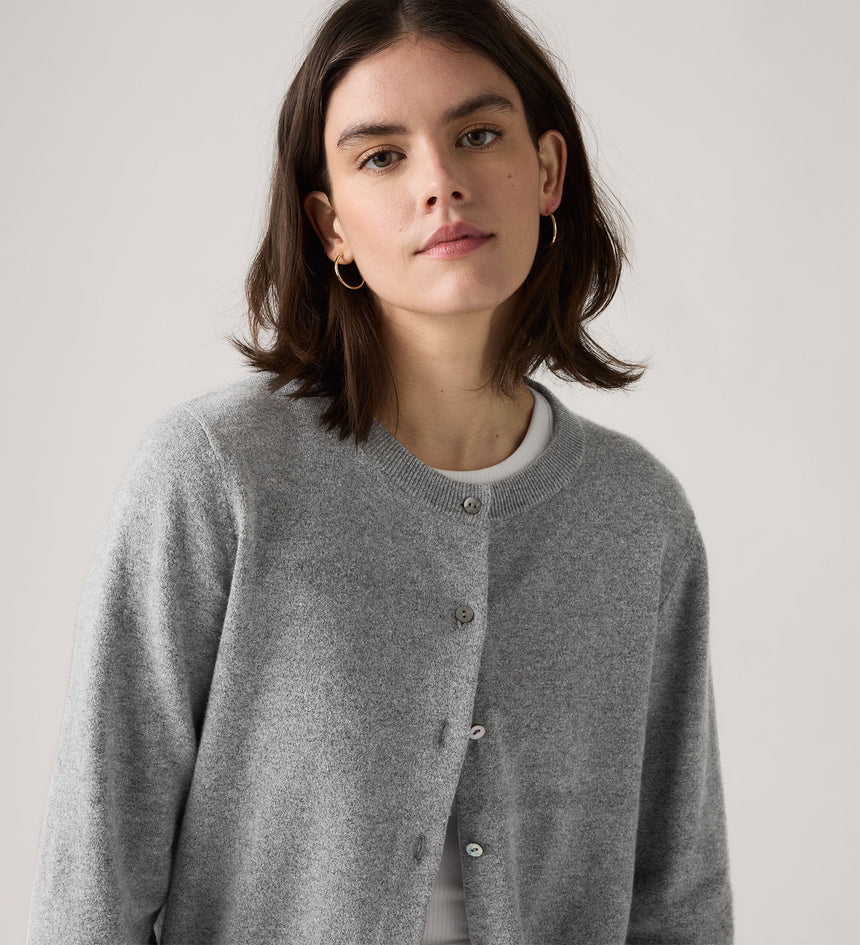 Main 4 - Levi's® Women's Supersoft Crewneck Cardigan - 0037P0001