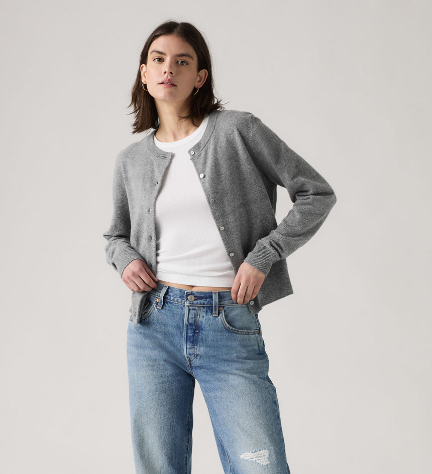 Main 2 - Levi's® Women's Supersoft Crewneck Cardigan - 0037P0001