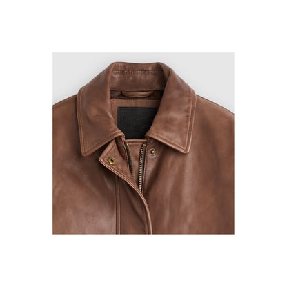 Thumbnail 6 - Levi's® Women's Kennedy Dad Leather Jacket - 003G60003