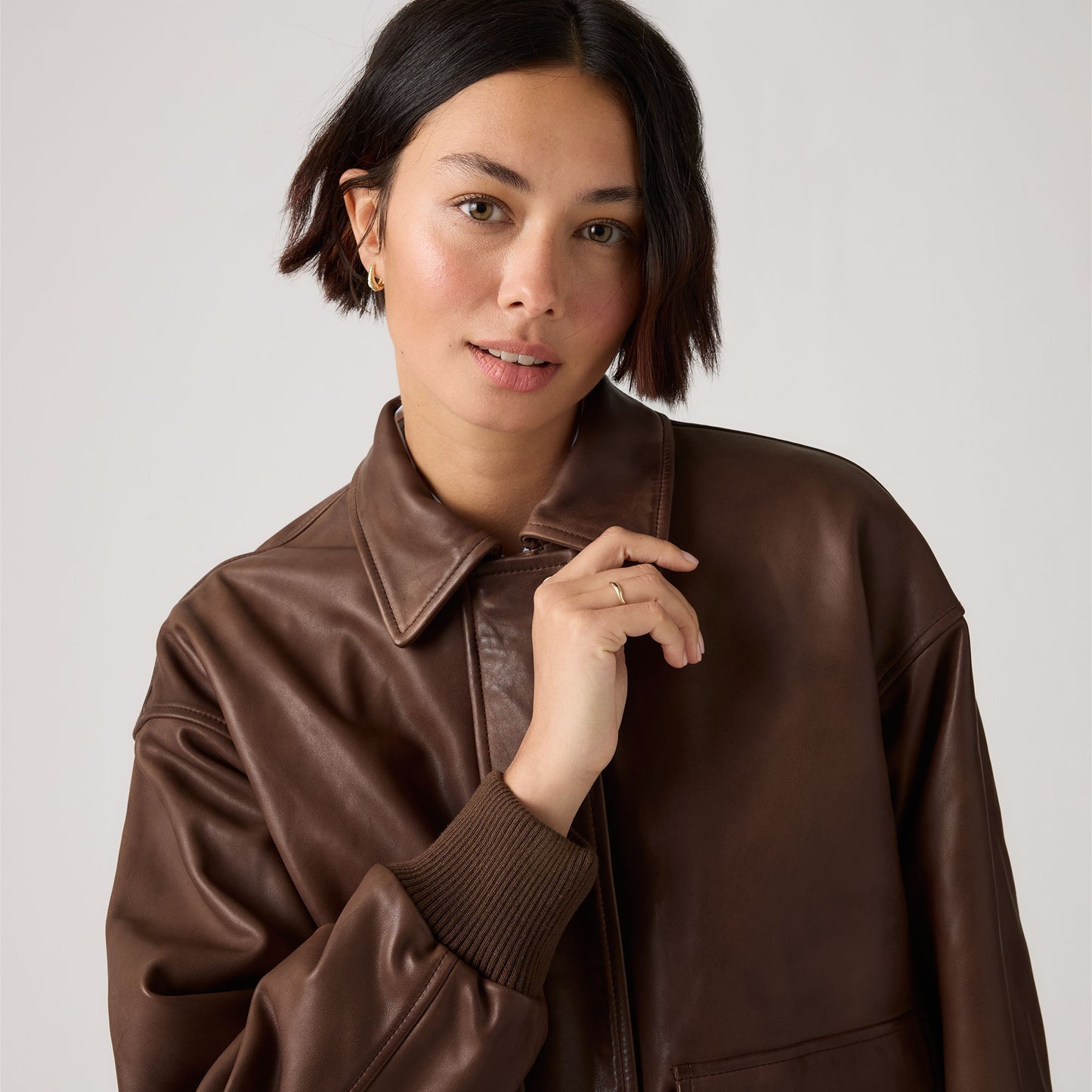 Levi's® Women's Kennedy Dad Leather Jacket