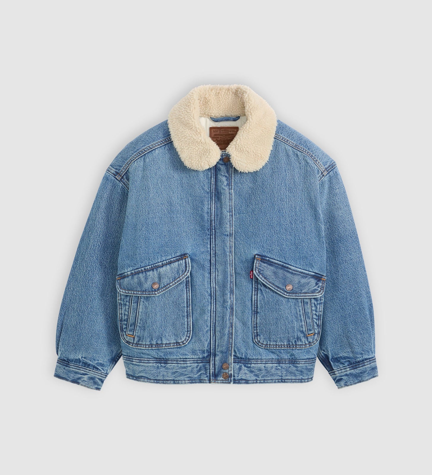 Main 5 - Levi's® Women's Sherpa Bomber Jacket - 003JF0001