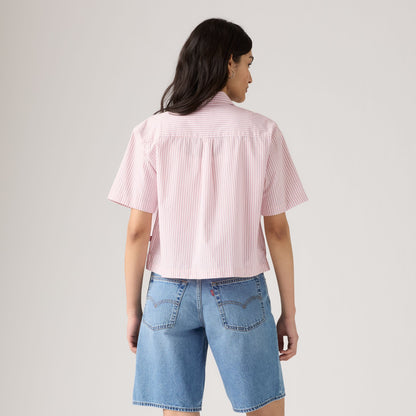 Thumbnail 3 - Levi's® Women's Harlie Short-Sleeve Cropped Shirt - 003QI0003