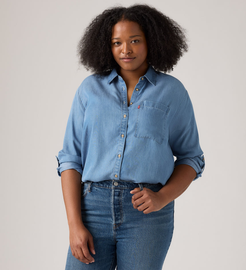 Main 4 - Levi's® Women's Darlene Shirt (Plus Size) - 003Z40000