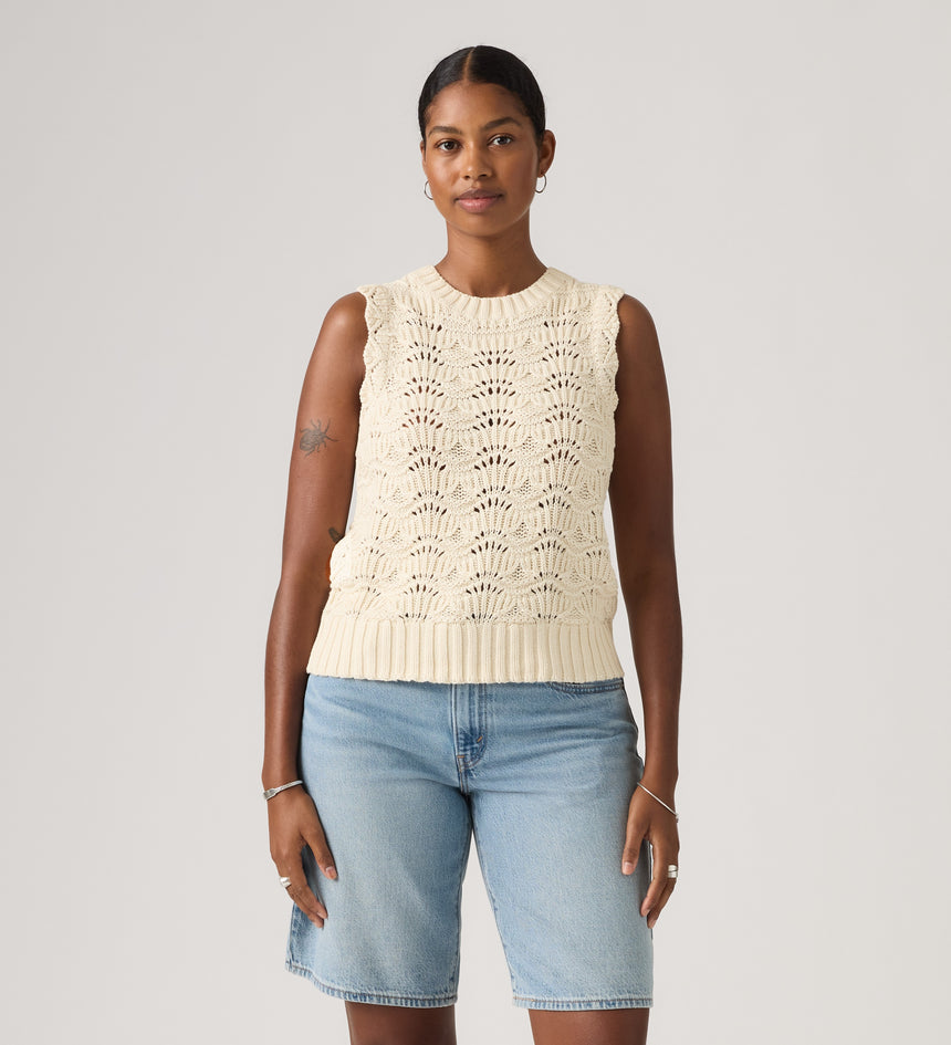 Main 1 - Levi's® Women's Hope Crochet Tank - 0059T0009
