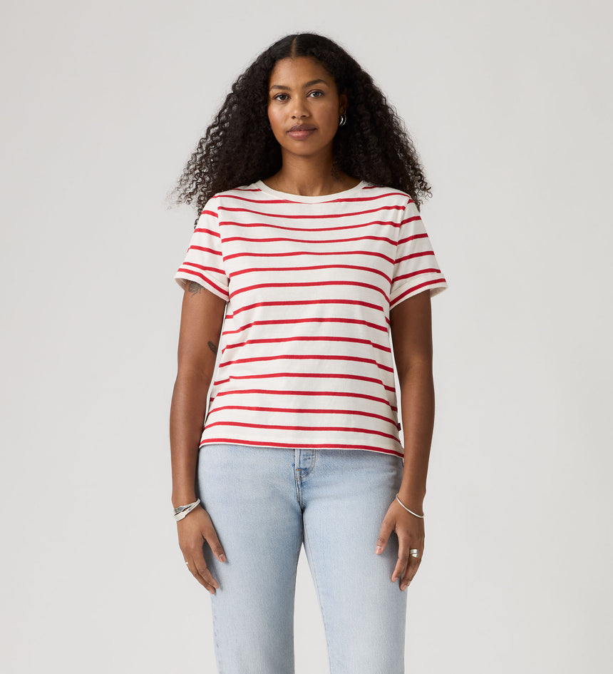 Main 2 - Levi's® Women's Julie Slub Short-Sleeve Tee - 005JV0004