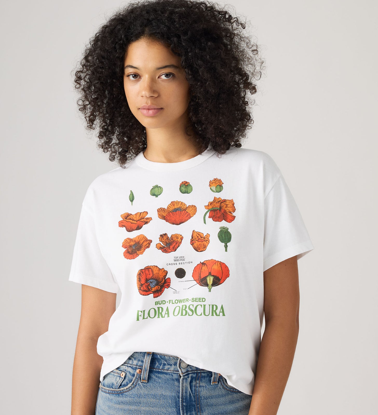 Main 2 - Levi's® Women's Graphic Vintage Short-Sleeve Tee - 005OY0047