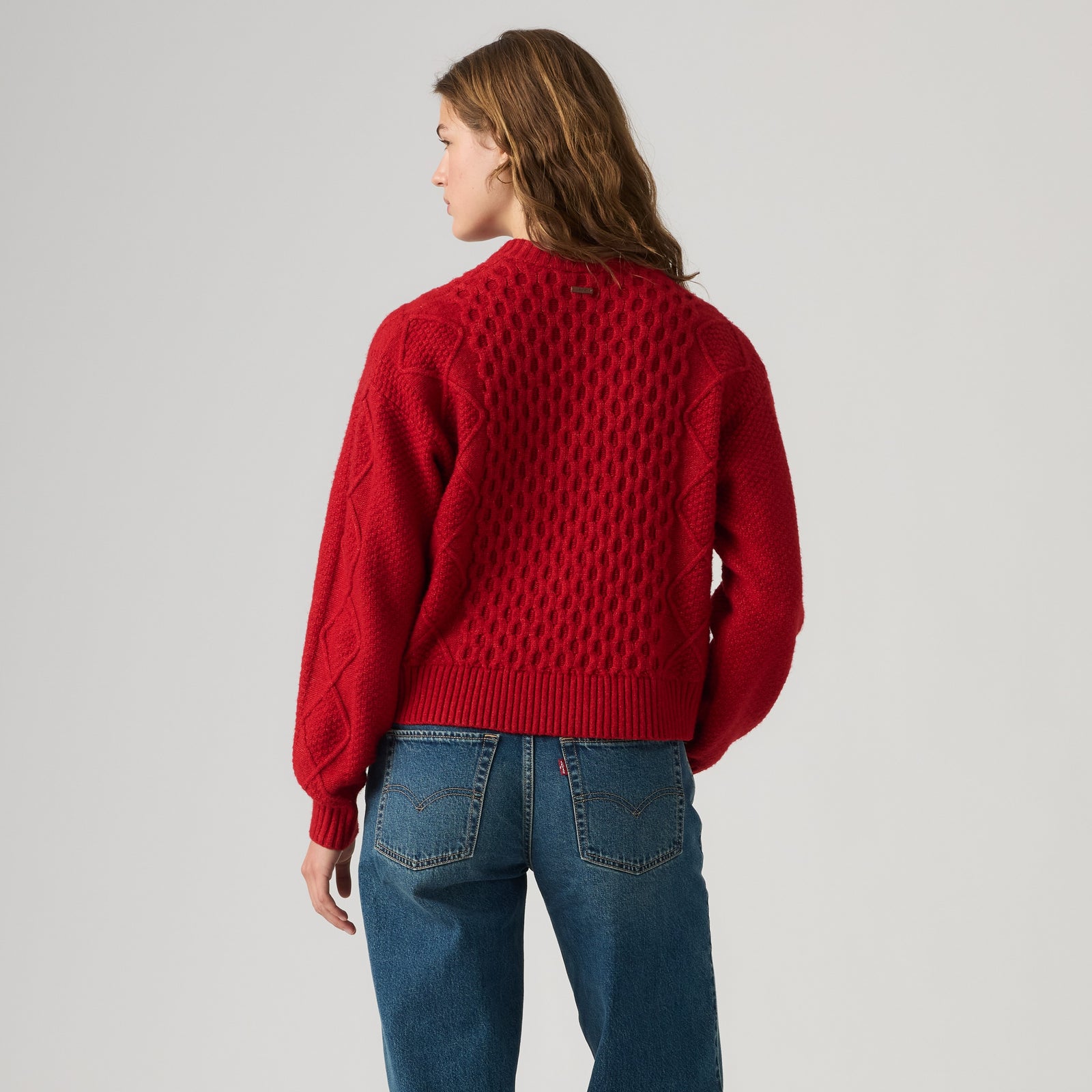 Main 3 - Levi's® Women's Charlotte Crewneck Cardigan - 007VG0010
