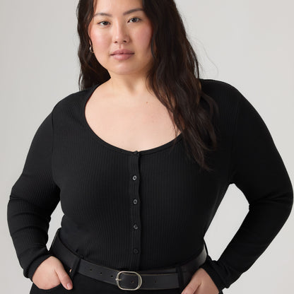 Thumbnail 1 - Levi's® Women's Austen Button-Up Long-Sleeve Top (Plus Size) - 009AZ0000