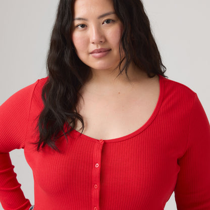 Thumbnail 1 - Levi's® Women's Austen Button-Up Long-Sleeve Top (Plus Size) - 009AZ0001