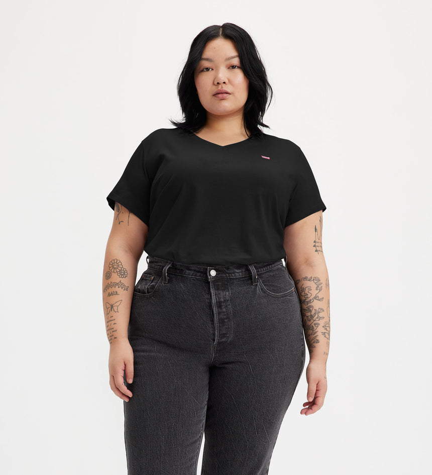 Main 1 - Levi's® Women's V-Neck T-Shirt (Plus Size) - A23230002