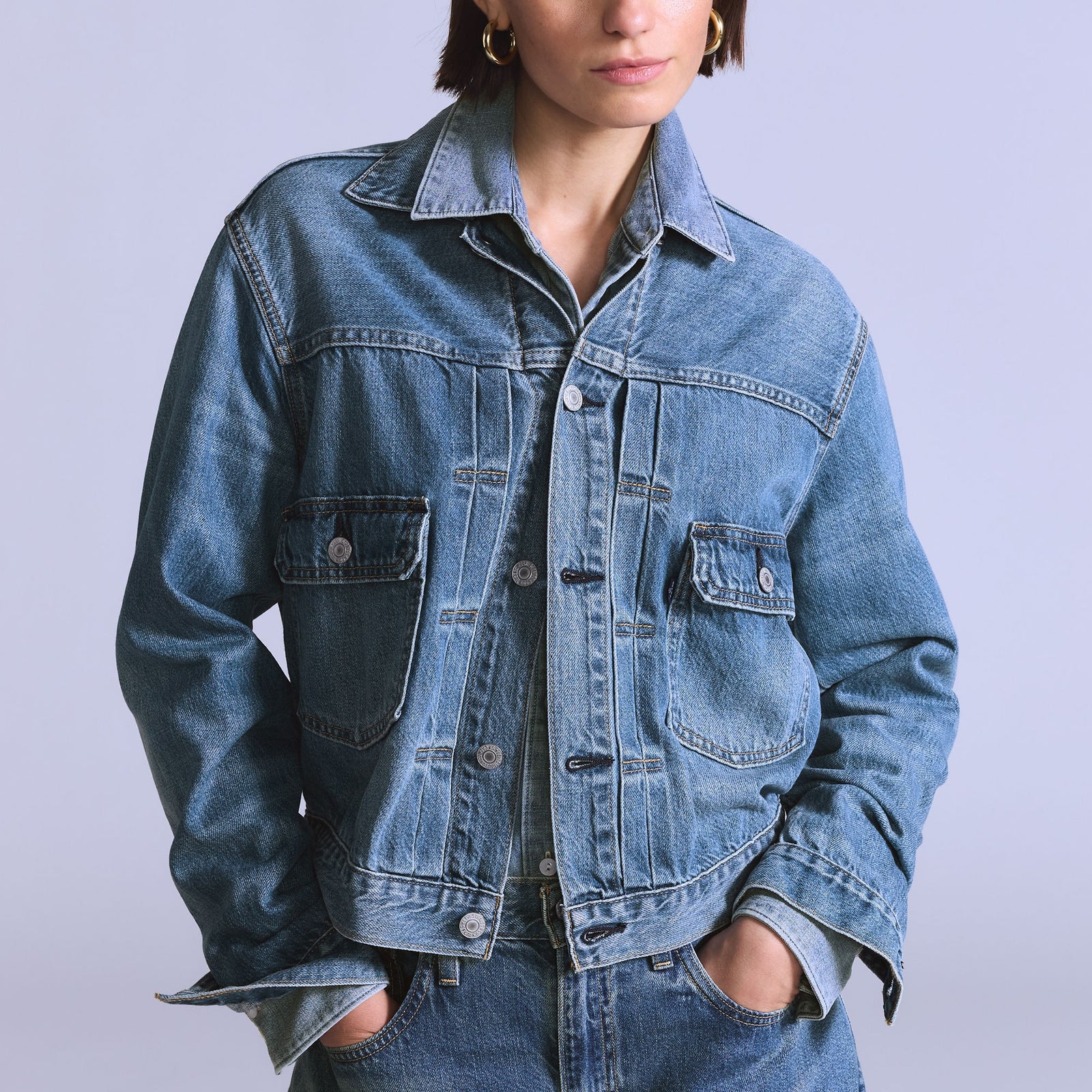 Main 4 - Levi's® Blue Tab™ Women's Type II Trucker Jacket - A58840005