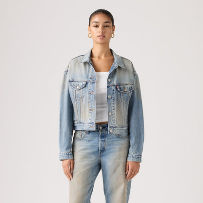 Thumbnail 2 - Levi's® Women's Shrunken '90s Trucker Jacket - A91550022