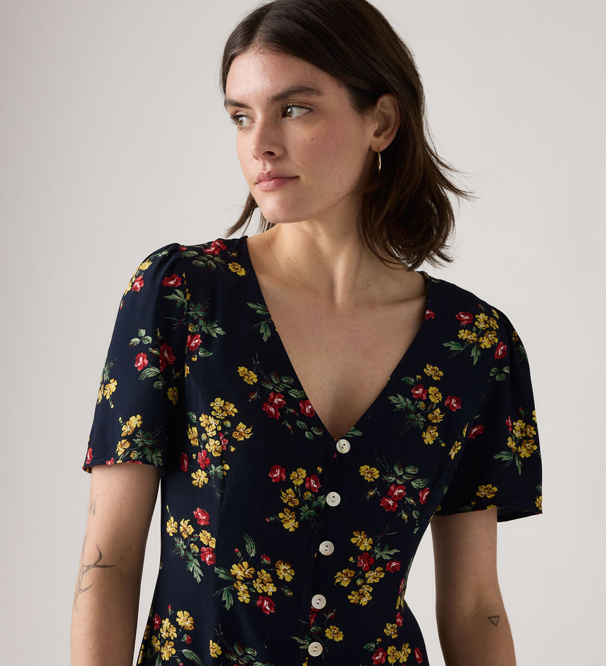 Main 4 - Levi's® Women's Gianni Short-Sleeve Mini Dress - 003PG0005