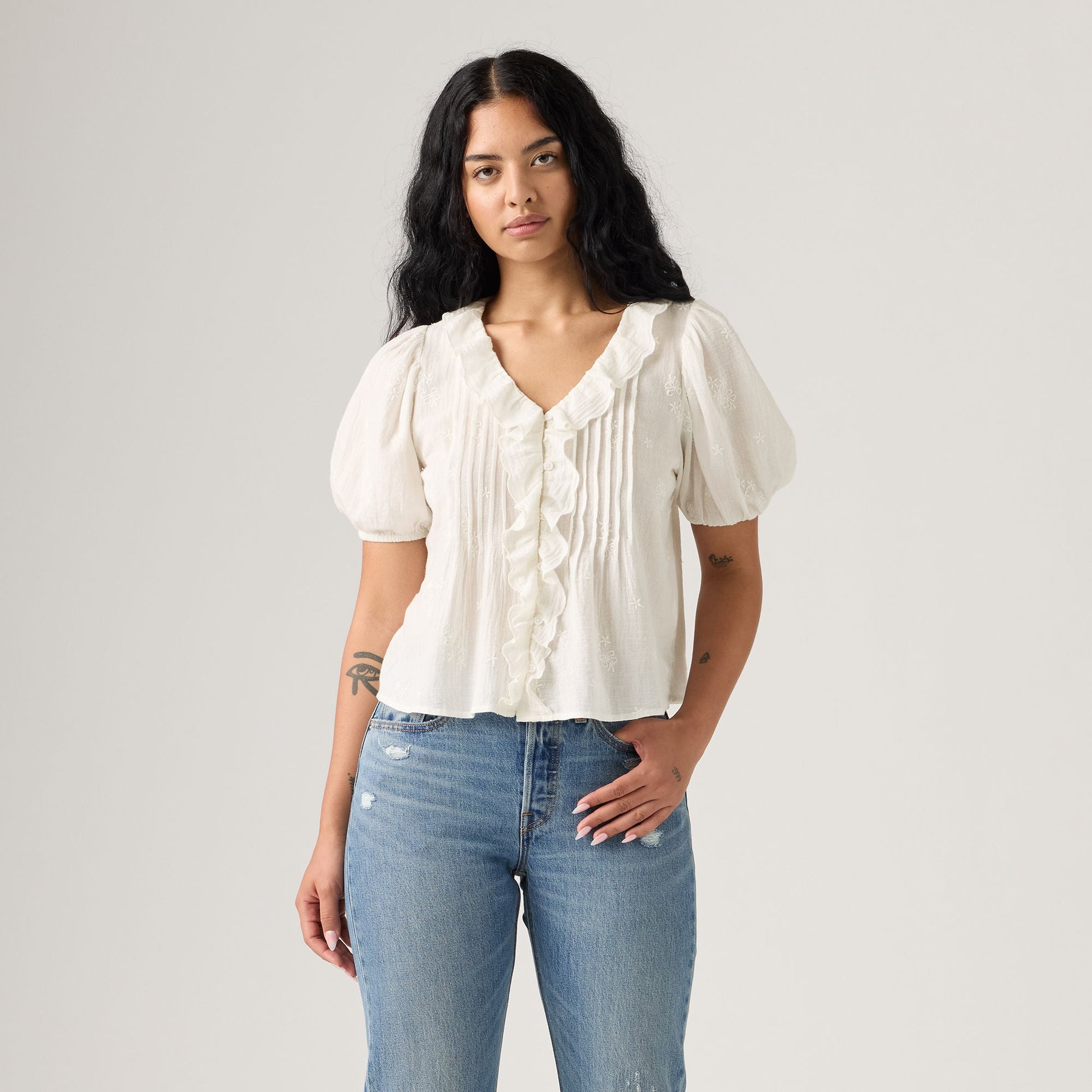 Levi's® Women's Giselle Ruffle Blouse