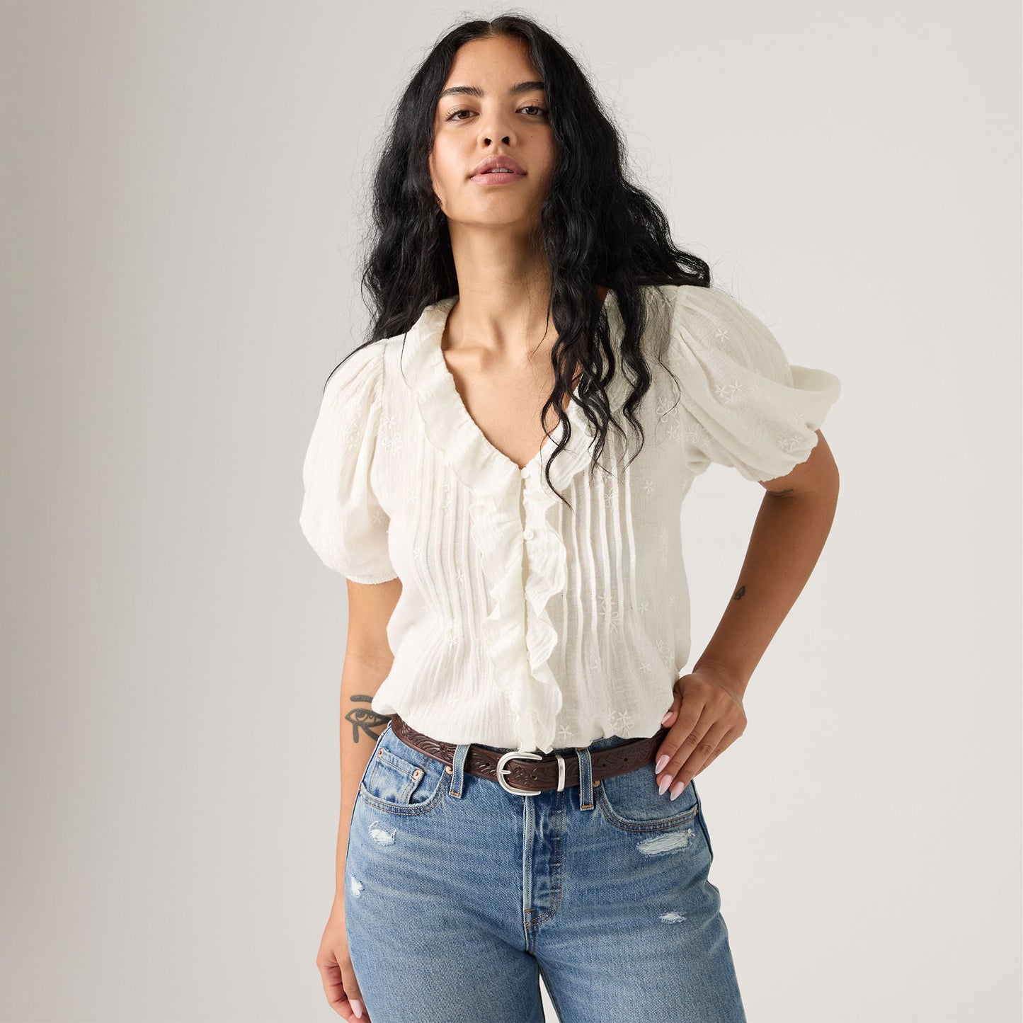 Levi's® Women's Giselle Ruffle Blouse