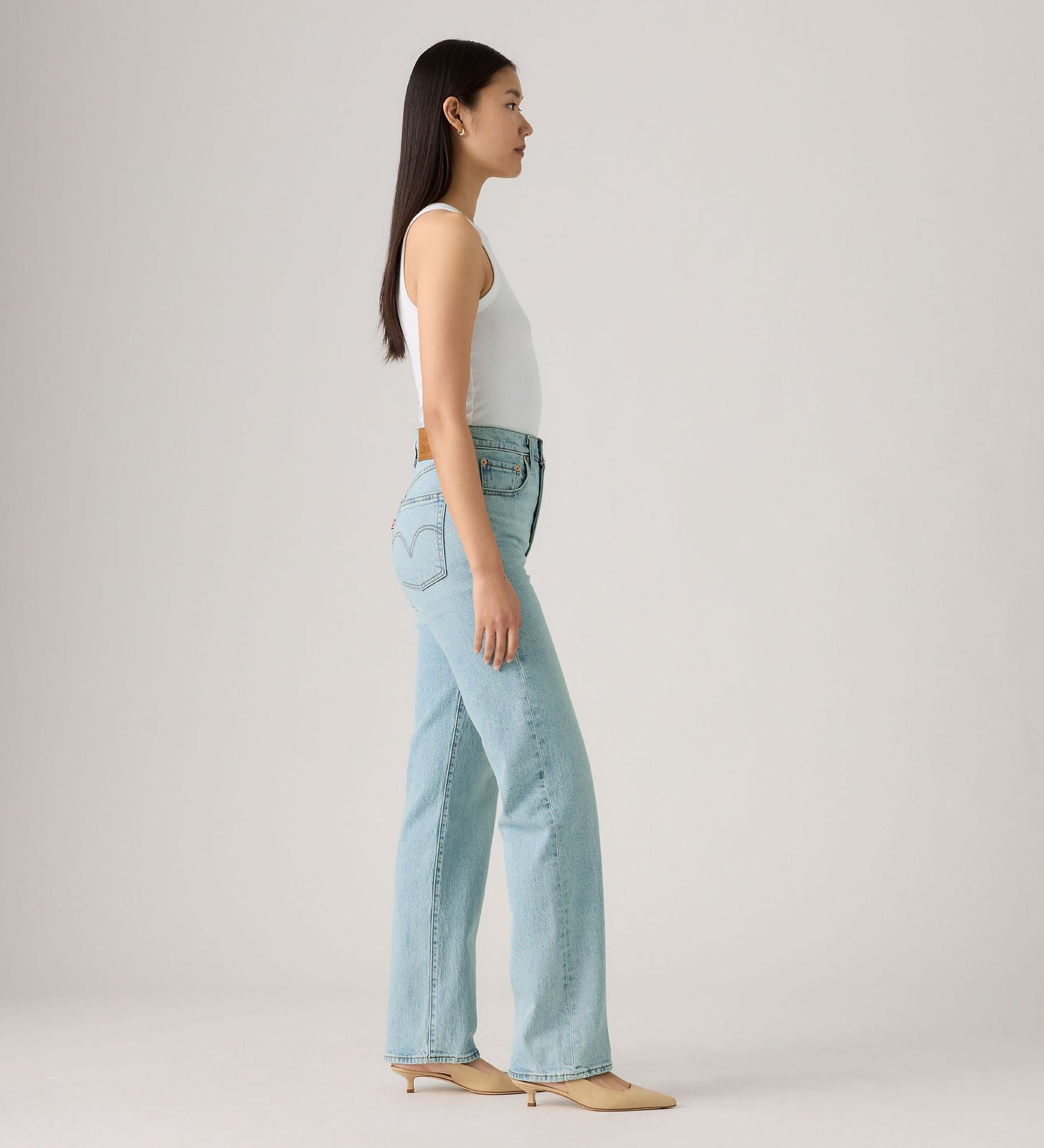 Main 3 - Levi's® Women's Ribcage Full-Length Jeans - 790780045
