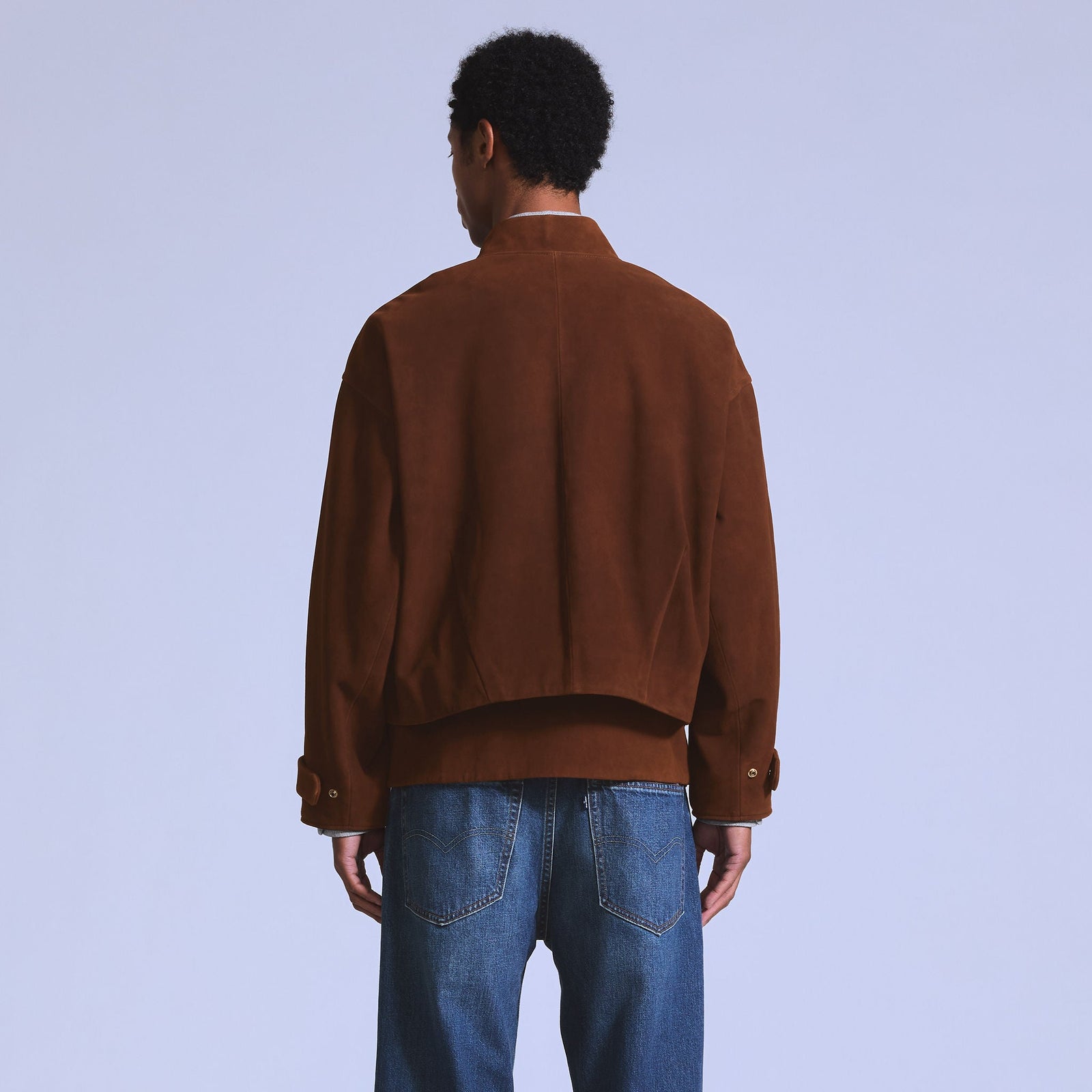 Main 2 - Levi's® Blue Tab™ Men's Suede Bomber Jacket - 006UX0000