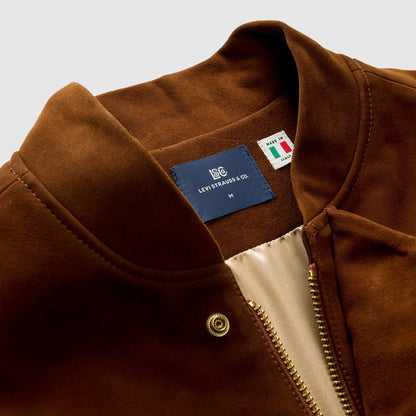 Thumbnail 5 - Levi's® Blue Tab™ Men's Suede Bomber Jacket - 006UX0000