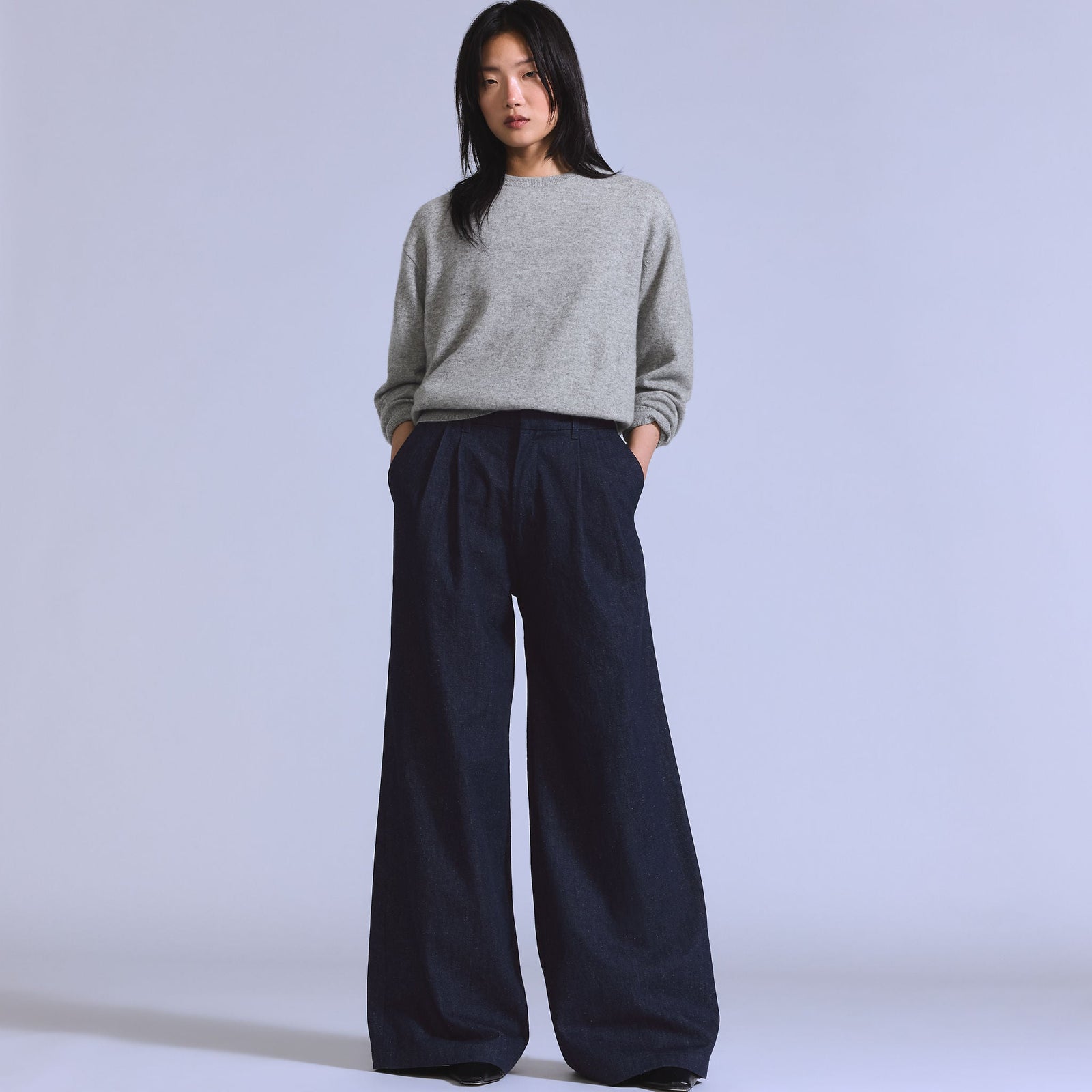 Main 1 - Levi's® Blue Tab™ Women's Denim Pleat Trousers - 006UA0000
