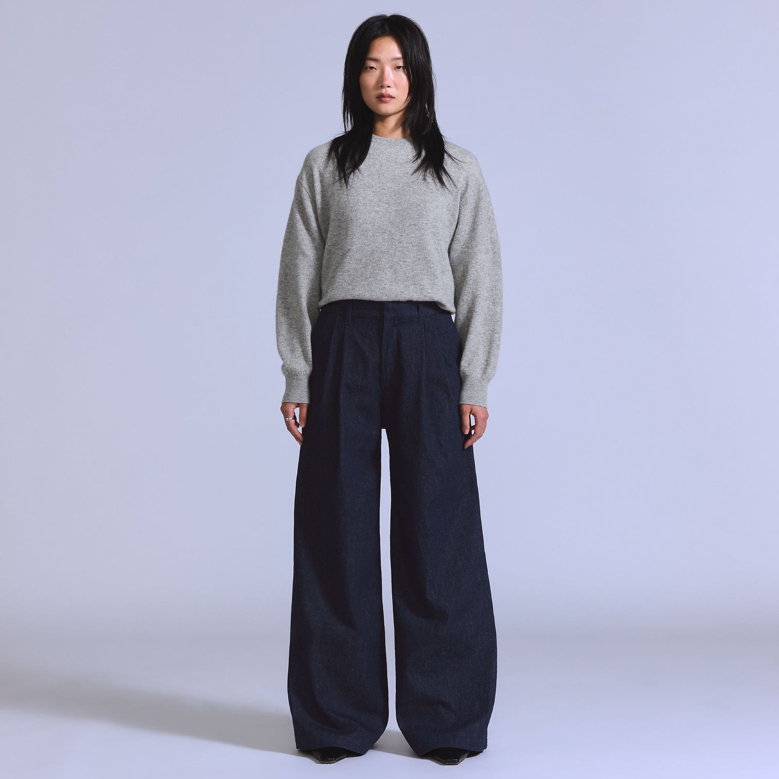 Main 3 - Levi's® Blue Tab™ Women's Denim Pleat Trousers - 006UA0000