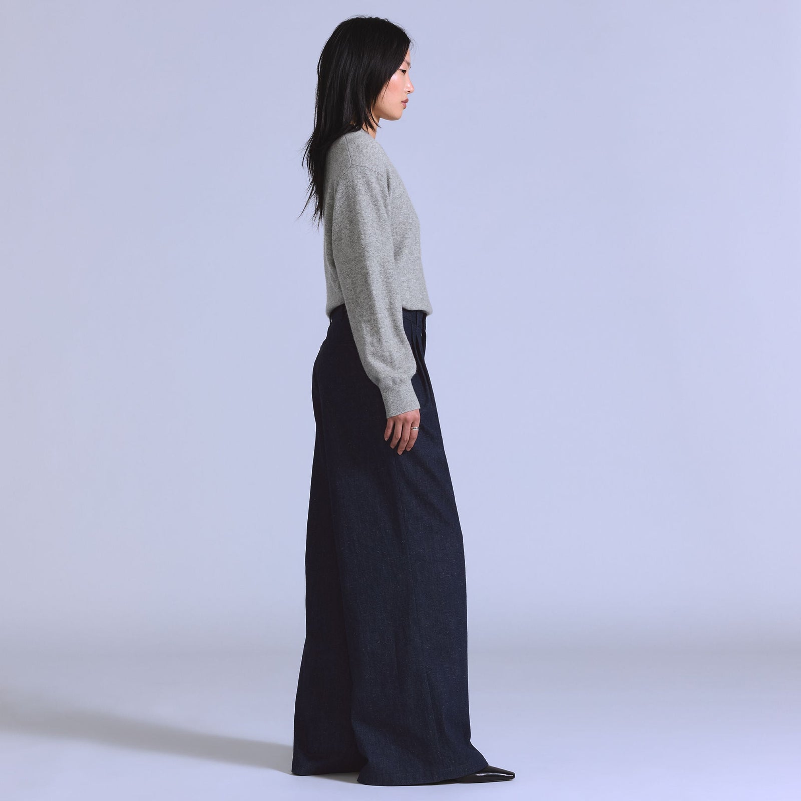 Main 4 - Levi's® Blue Tab™ Women's Denim Pleat Trousers - 006UA0000