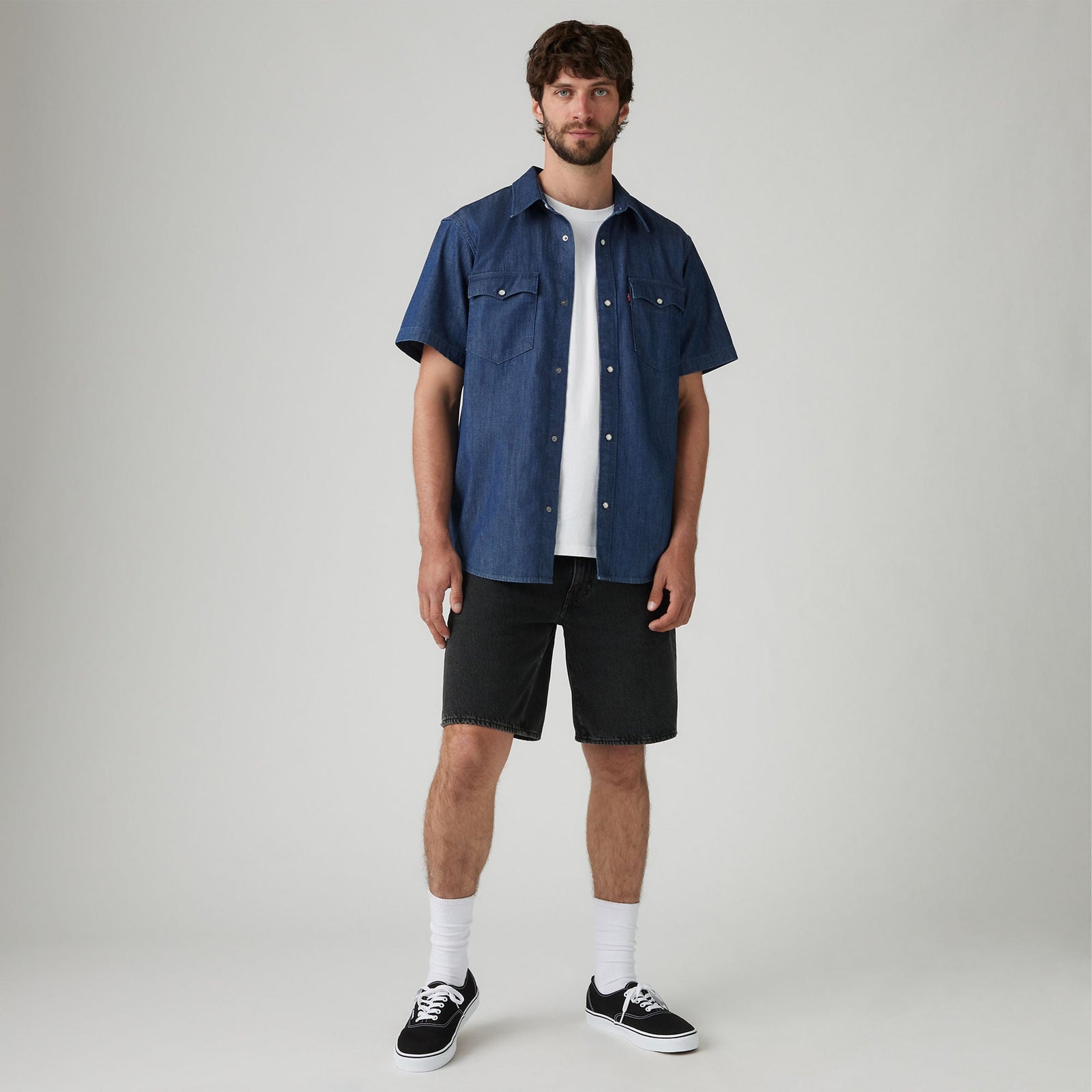 Main 4 - Levi's® Men's 454 Relaxed Shorts - 000YB0009