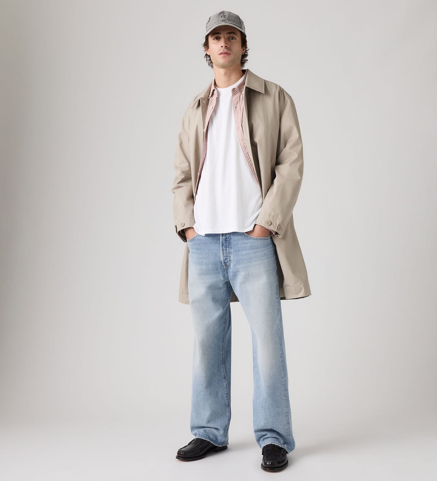 Main 4 - Levi's® Men's 501® Loose Jeans - 0057U0009