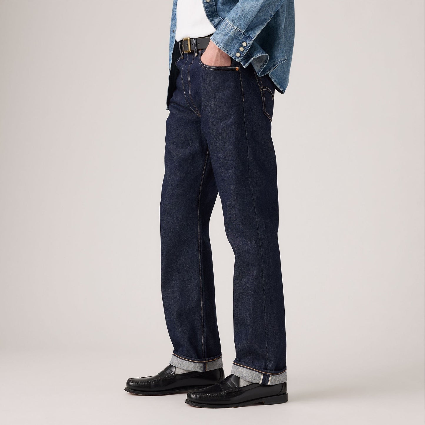 Levi's® Men's 501® Original Shrink-to-Fit™ Selvedge Jeans