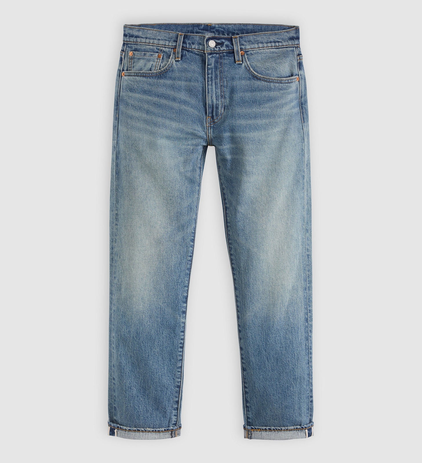 Main 6 - Levi's® Men's 502 Taper Selvedge Jeans - 295071888