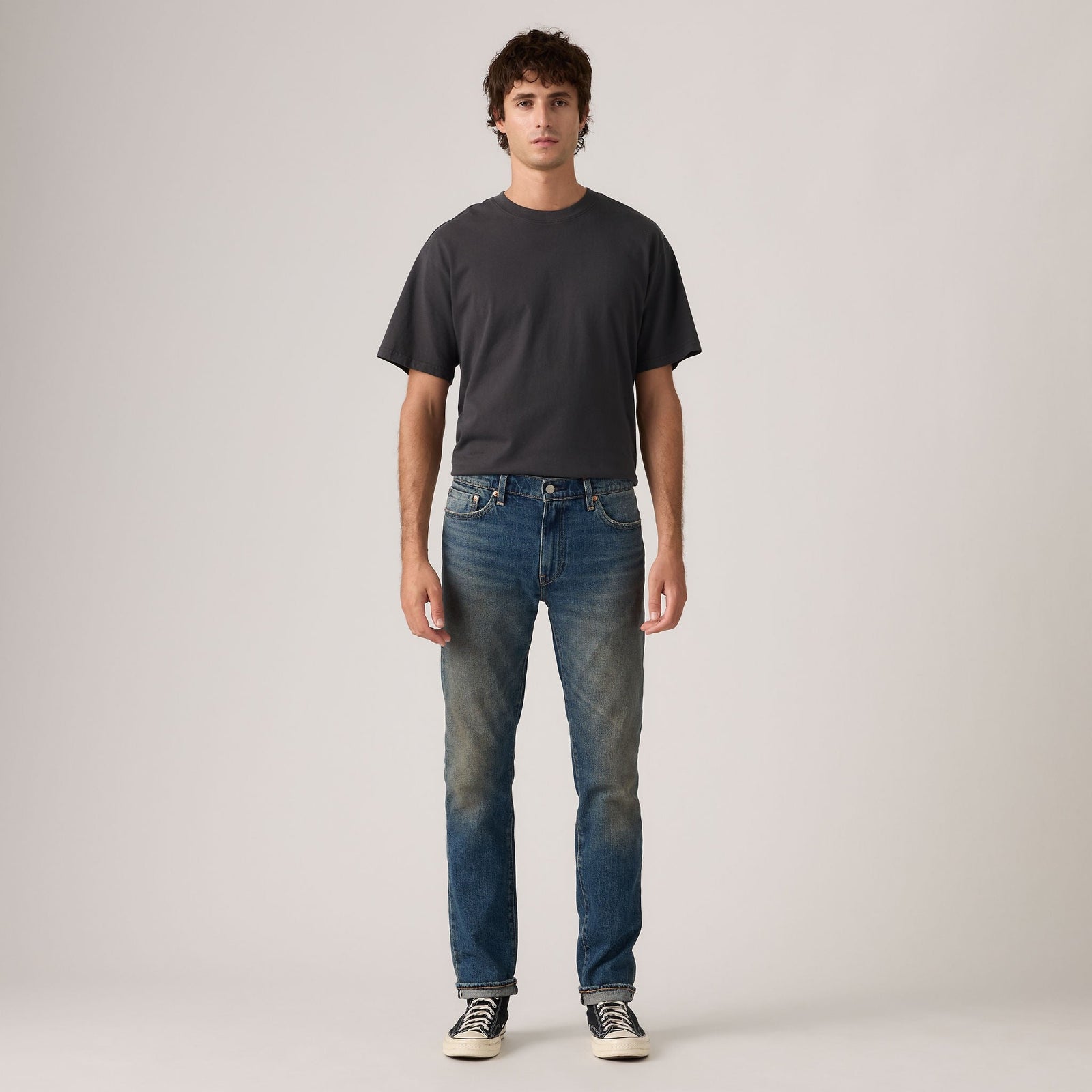 Main 3 - Levi's® Men's 511™ Slim Selvedge Jeans - 045116361