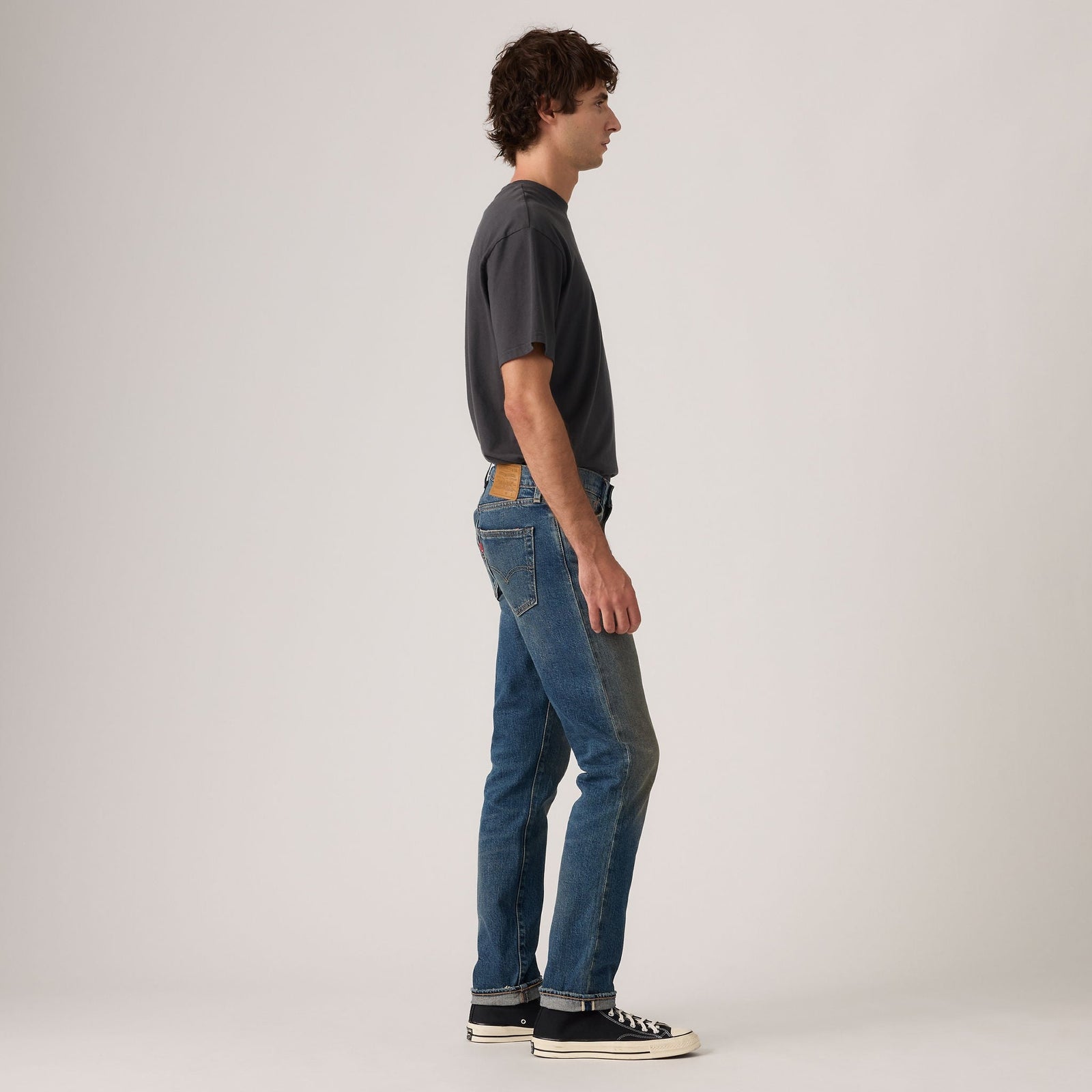 Main 4 - Levi's® Men's 511™ Slim Selvedge Jeans - 045116361