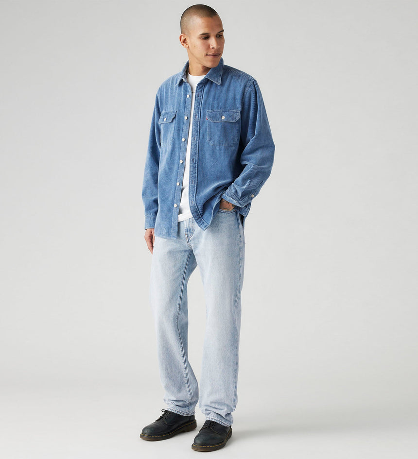 Main 4 - Levi's® Men's 555™ Relaxed Straight Jeans - 000LO0005