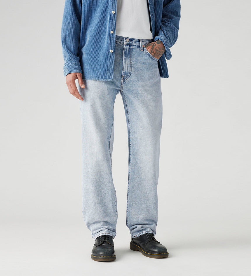 Main 5 - Levi's® Men's 555™ Relaxed Straight Jeans - 000LO0005