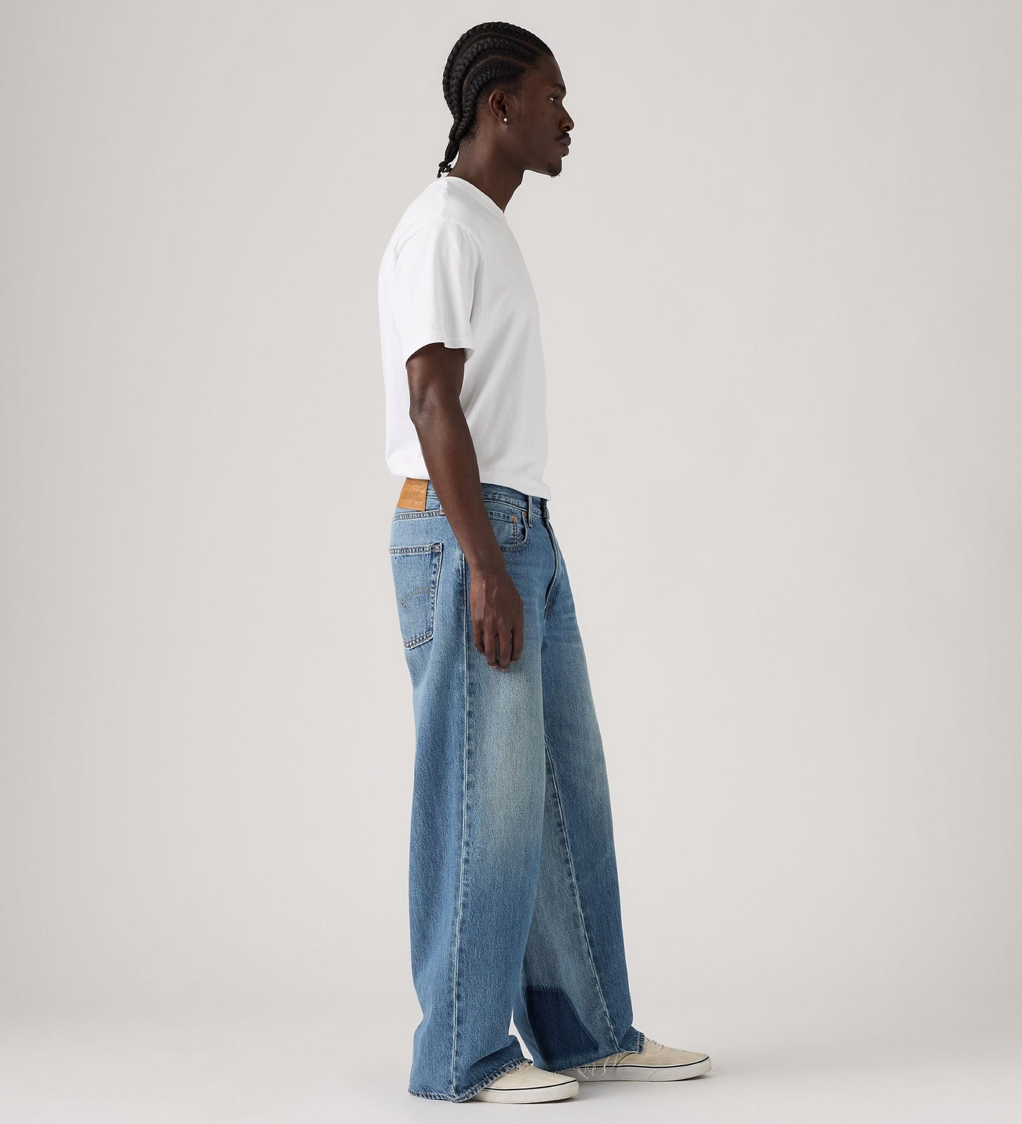 Main 4 - Levi's® Men's Baggy Wide-Leg Jeans - 0081B0002