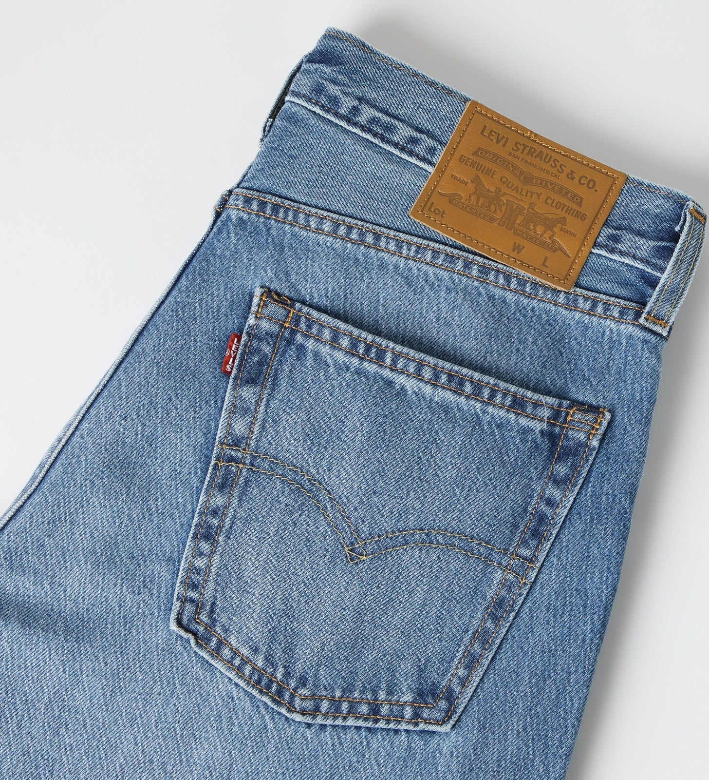 Main 8 - Levi's® Men's Baggy Wide-Leg Jeans - 0081B0002