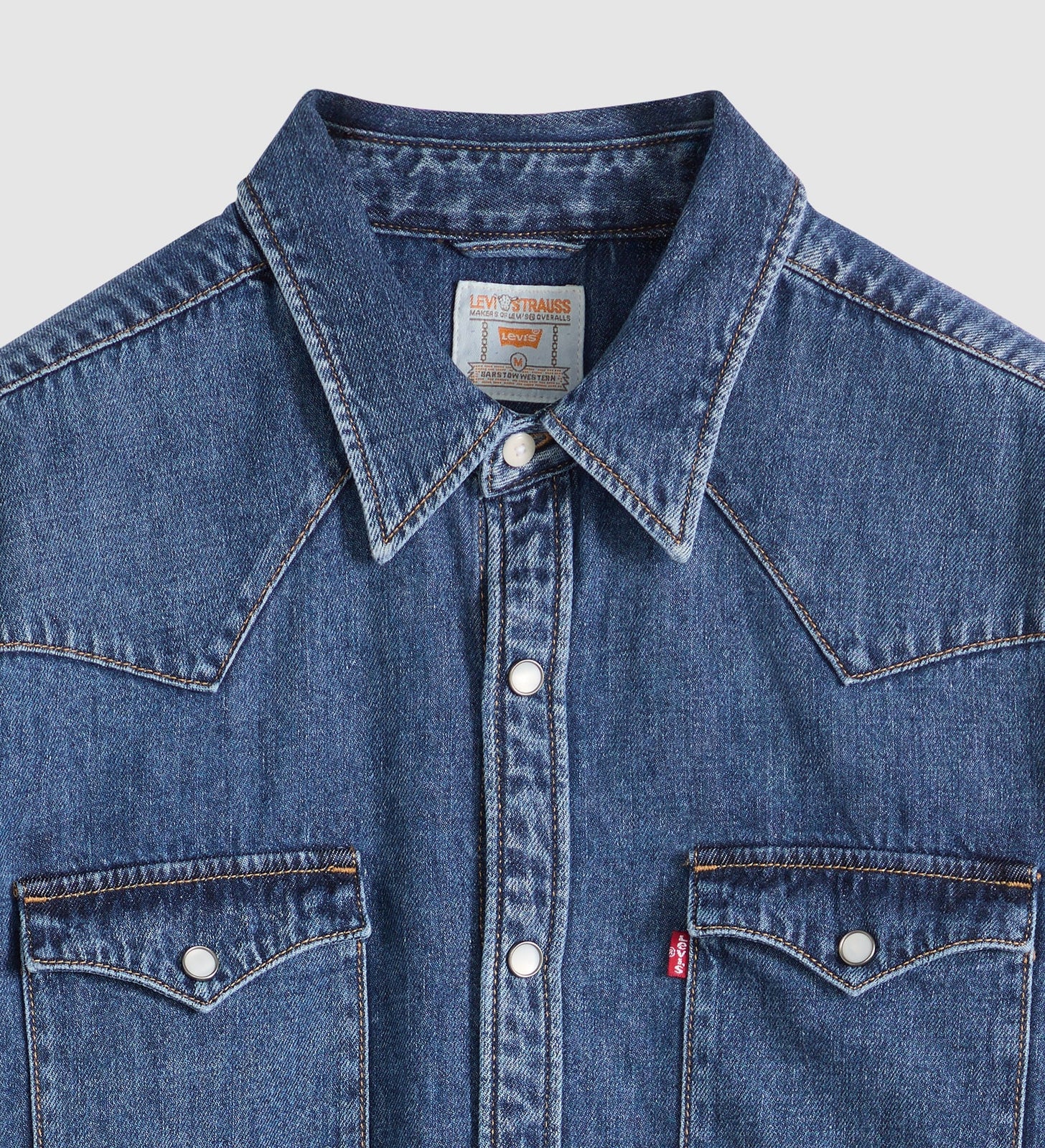 Main 6 - Levi's® Men's Barstow Standard Fit Western Shirt - 857440117