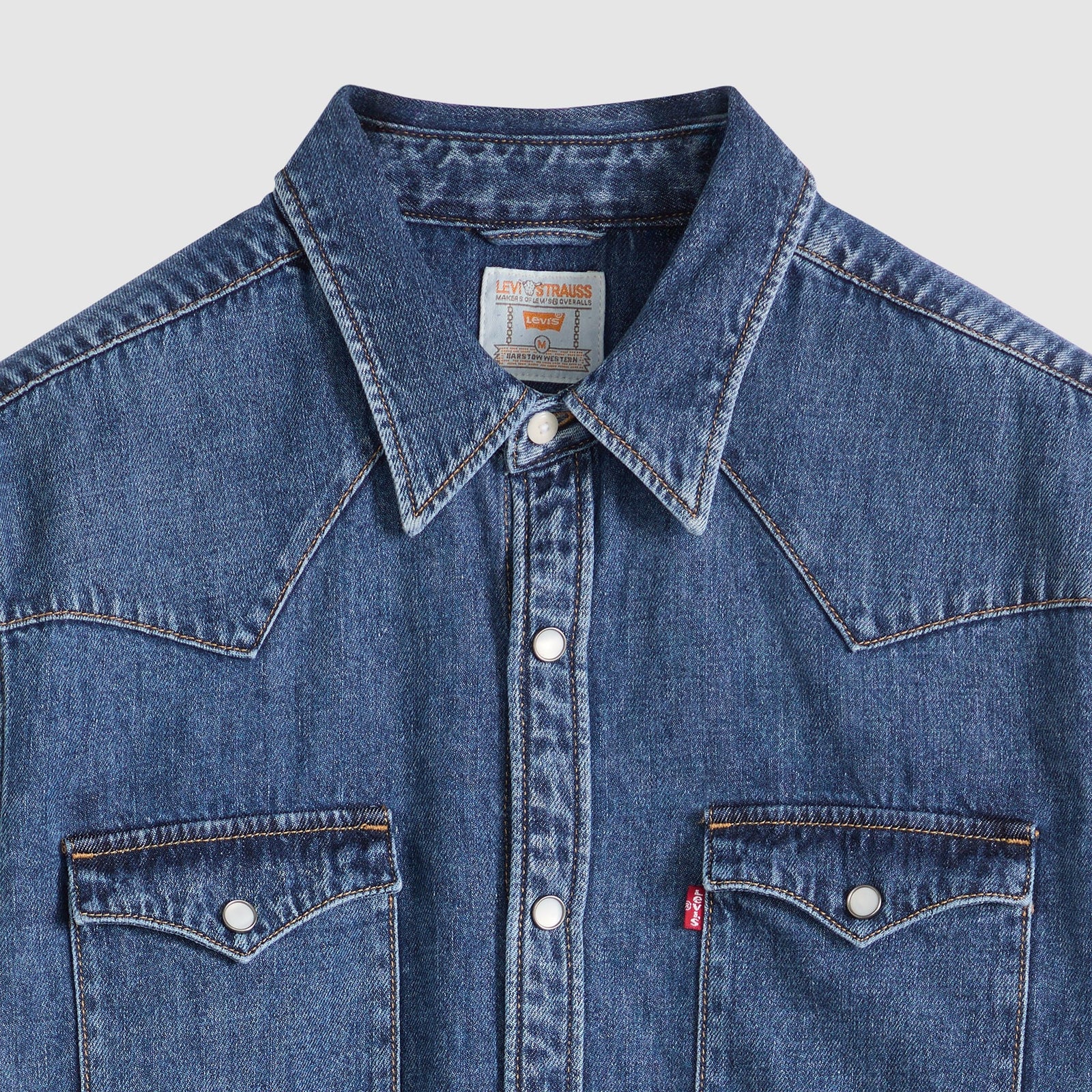 Main 6 - Levi's® Men's Barstow Standard Fit Western Shirt - 857440117
