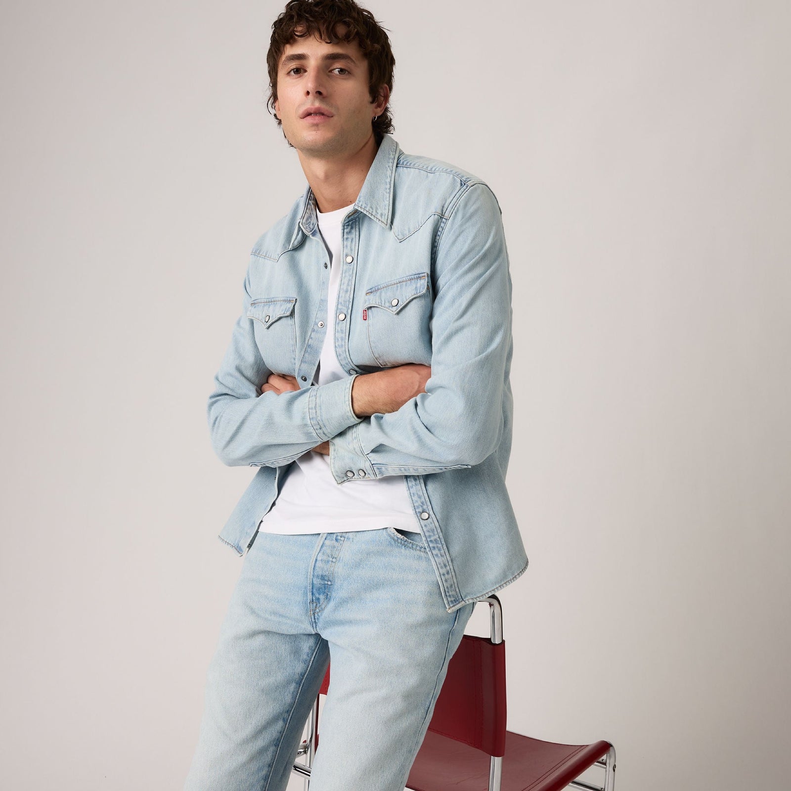 Main 1 - Levi's® Men's Barstow Standard Fit Western Shirt - 857440118