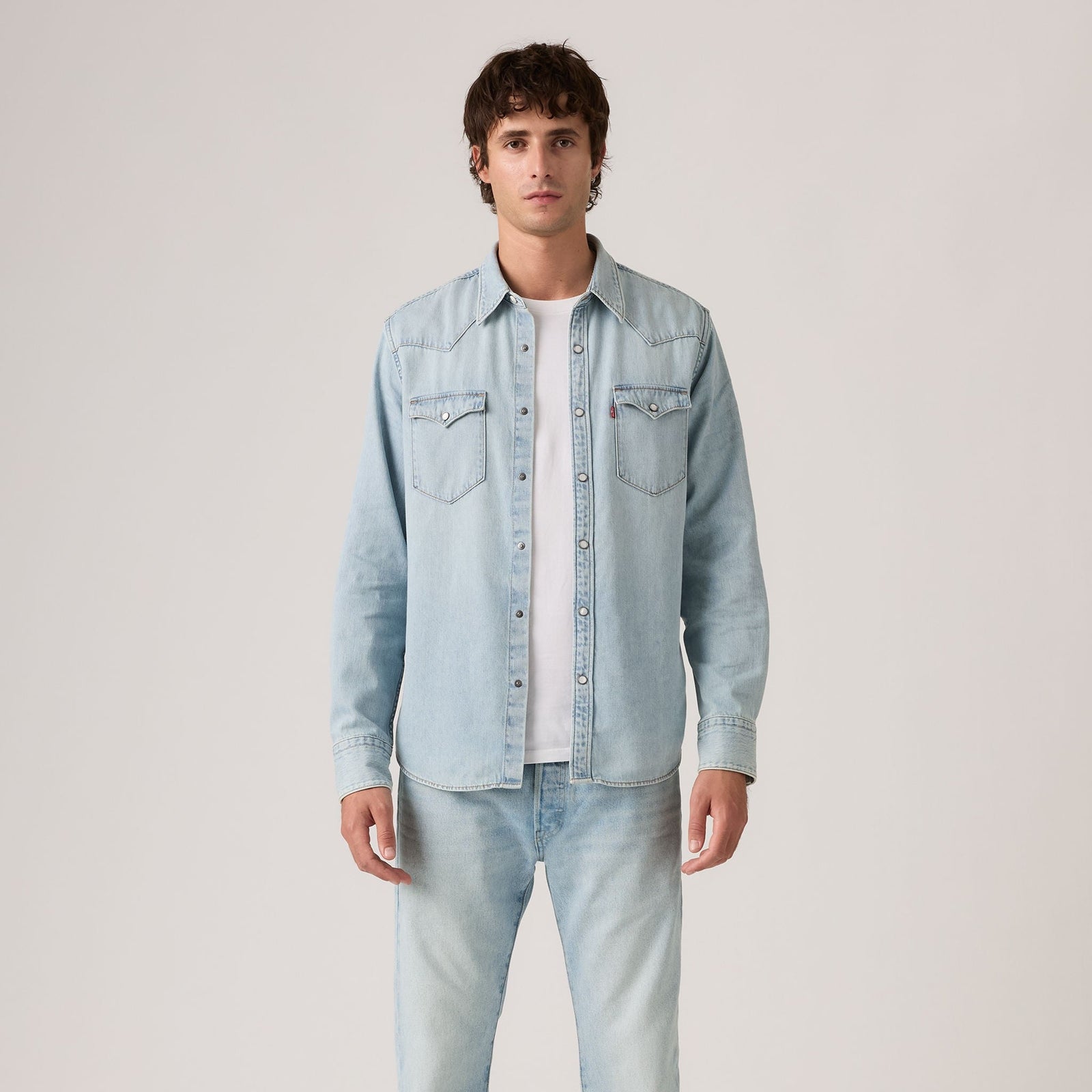 Main 3 - Levi's® Men's Barstow Standard Fit Western Shirt - 857440118
