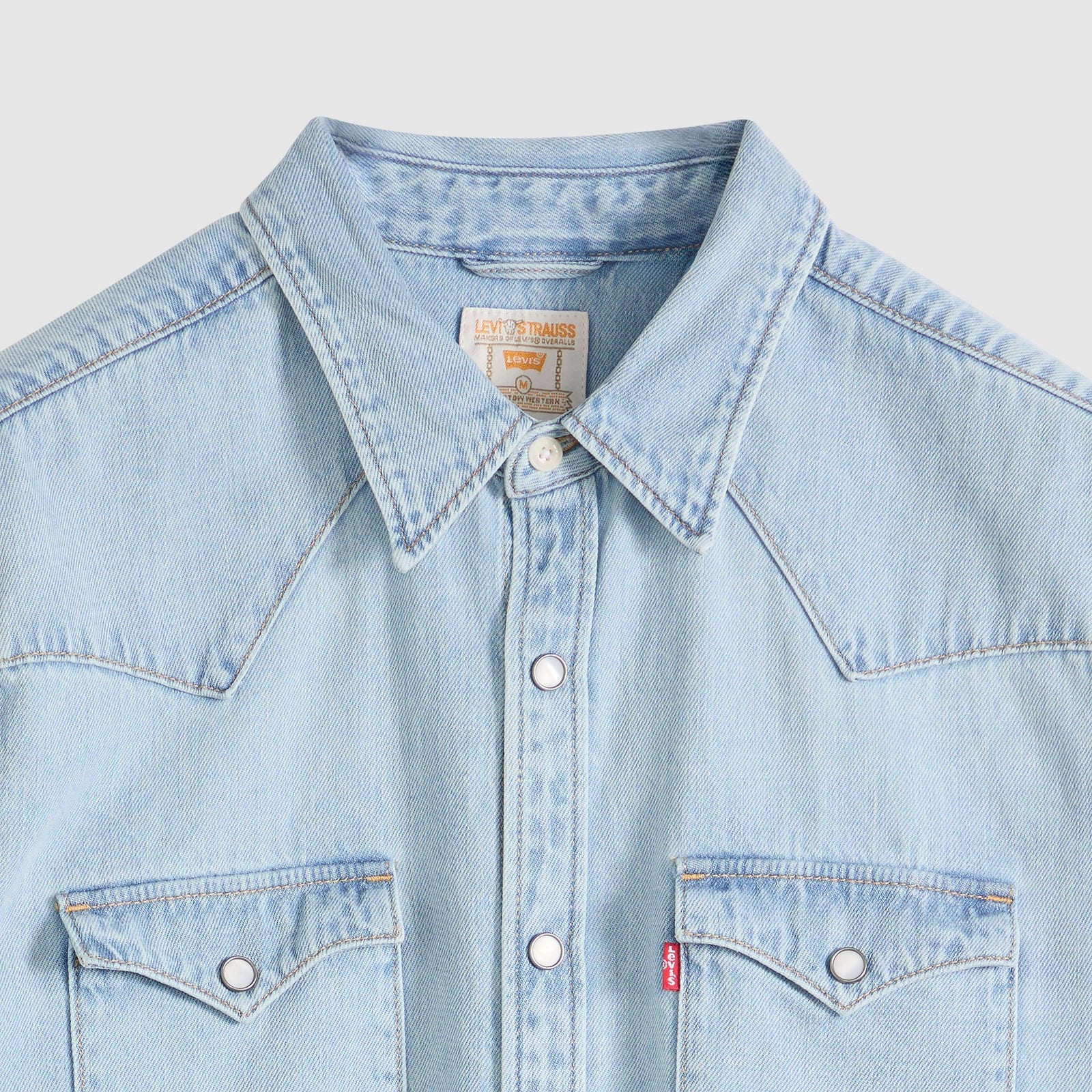 Main 6 - Levi's® Men's Barstow Standard Fit Western Shirt - 857440118