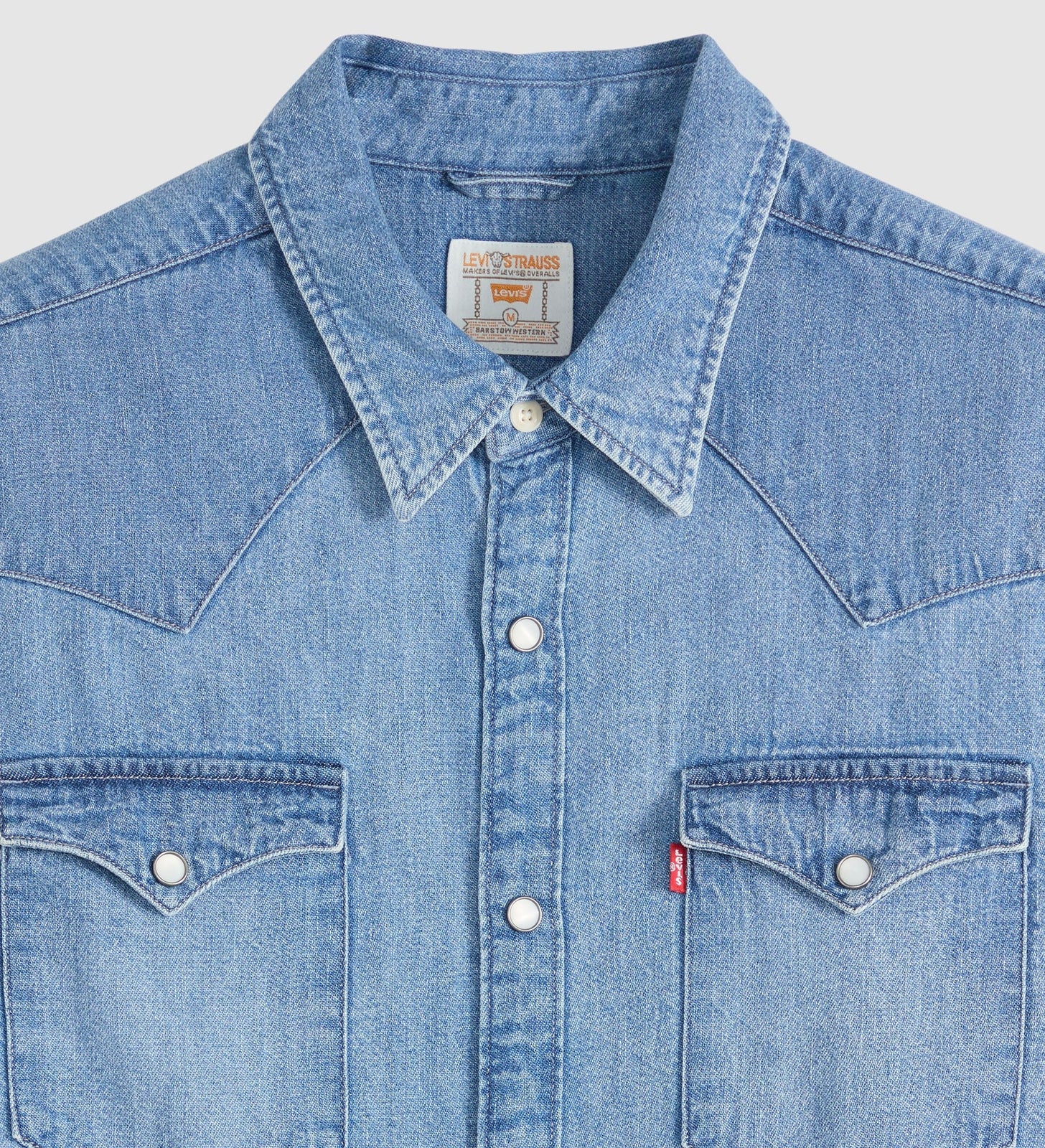 Main 6 - Levi's® Men's Barstow Standard Fit Western Shirt - 857440126